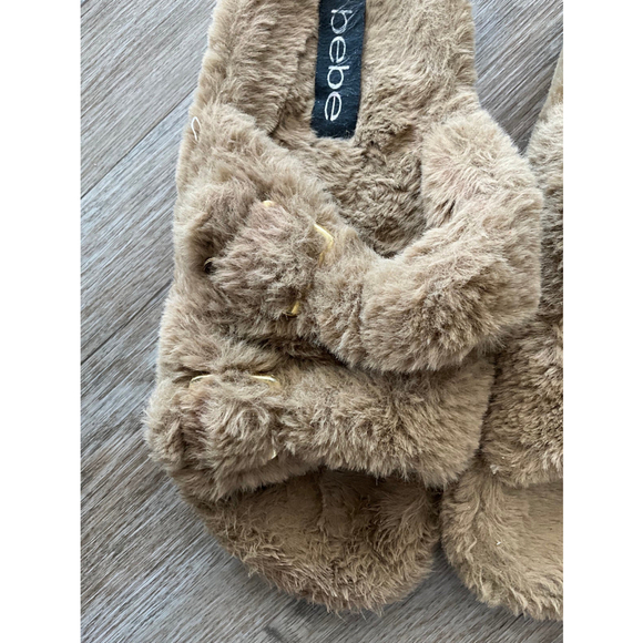 Women’s Fur Slides Size 9‎ - Picture 4 of 9